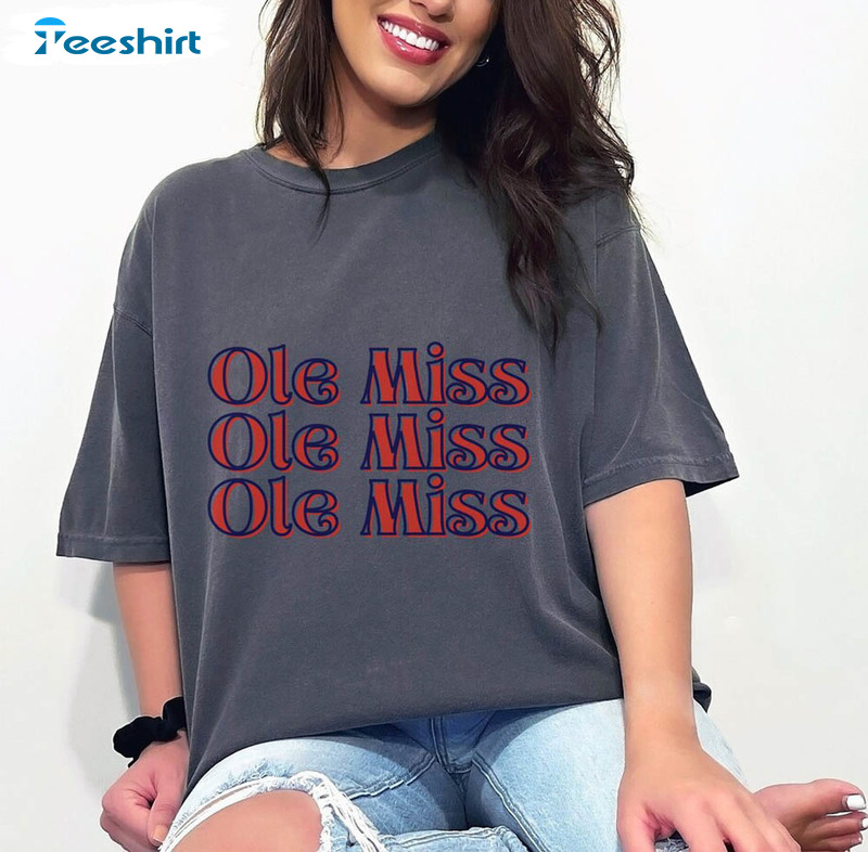 Retro Ole Miss Rebels Football Hotty Shirt