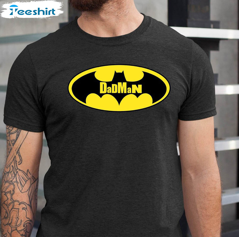 Dadman Funny Bat Man Shirt For Father Day