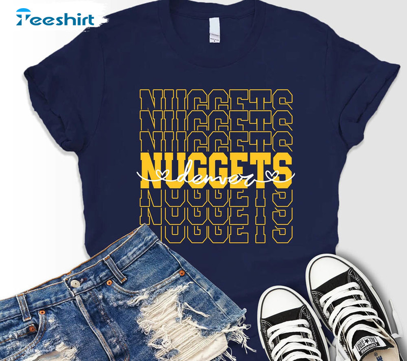 Denver Nuggets Basketball Shirt For Women Men