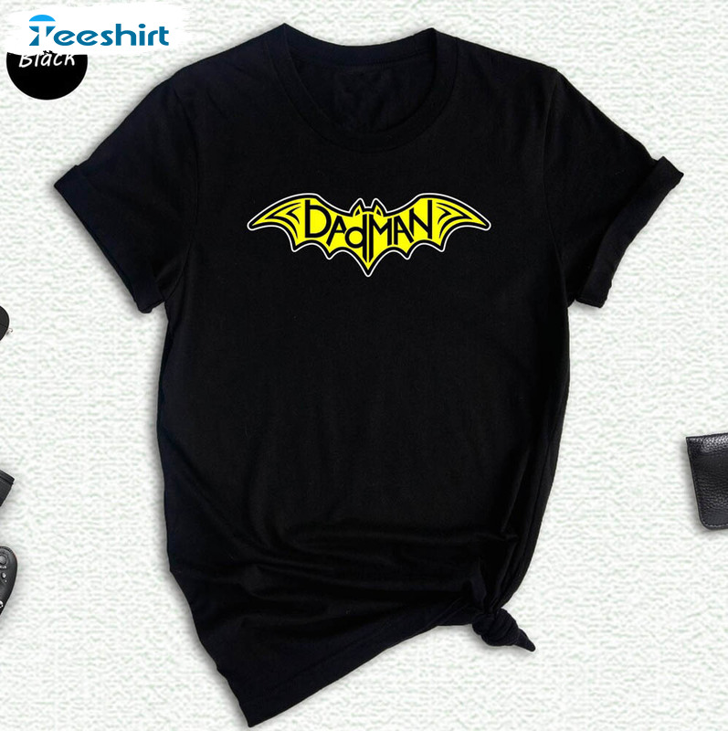 Dadman Cool Dad Superhero Shirt