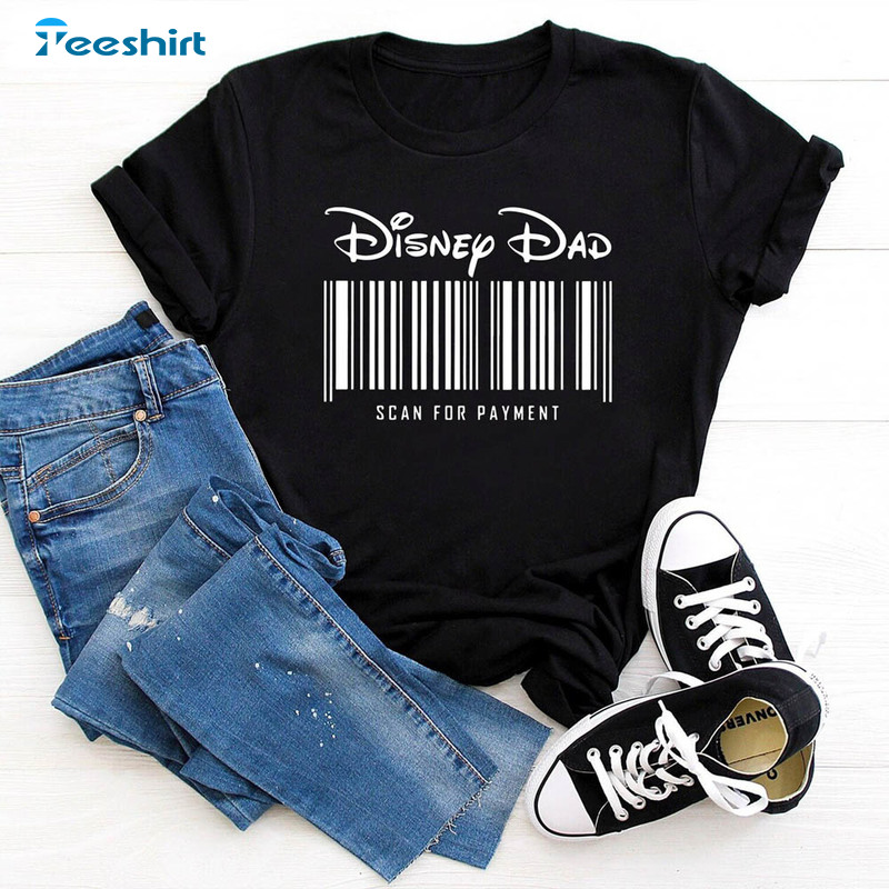 Disney Dad Scan For Payment Matching Shirt