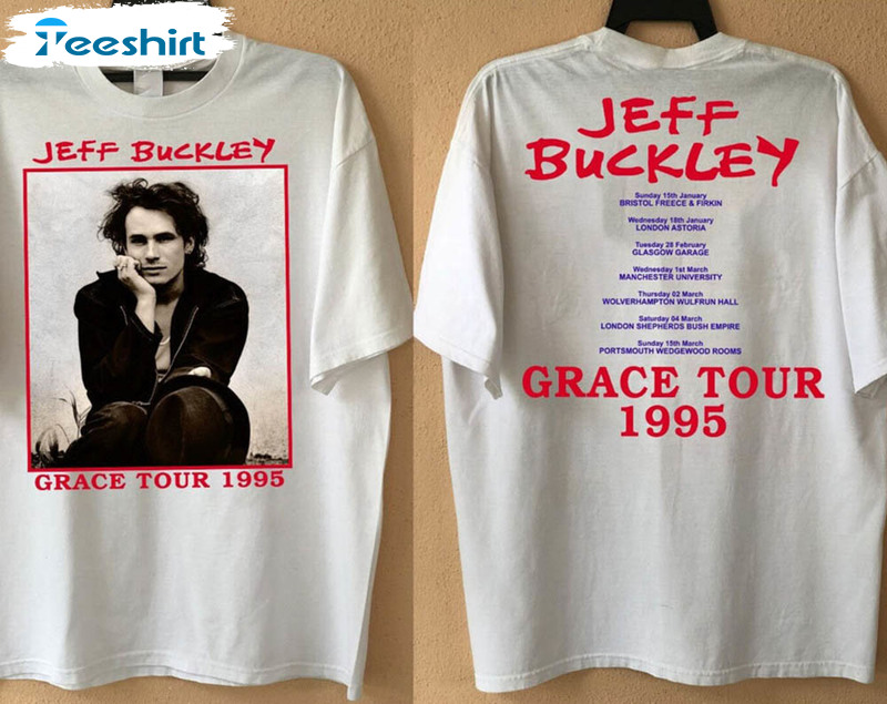 Jeff Buckley Mystery White Boy Tour 1995 Retro Shirt