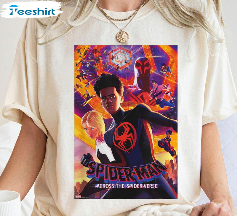 Spider Man Across The Spider Verse Miles Morales Shirt