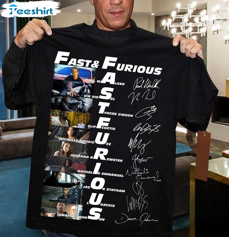 Fast And Furious Anniversary Vin Diesel Shirt