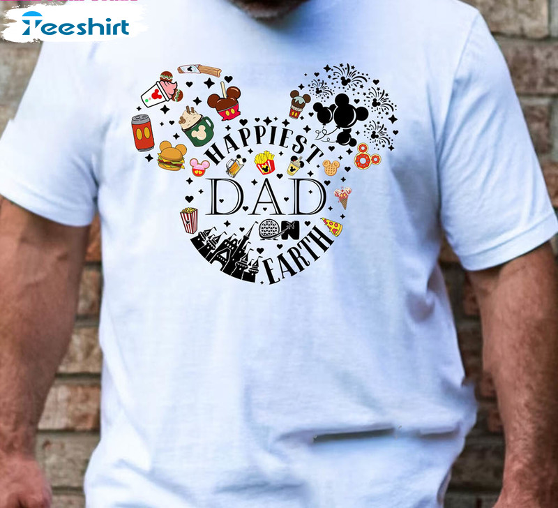 Happiest Dad On Earth Magical Kingdom Shirt