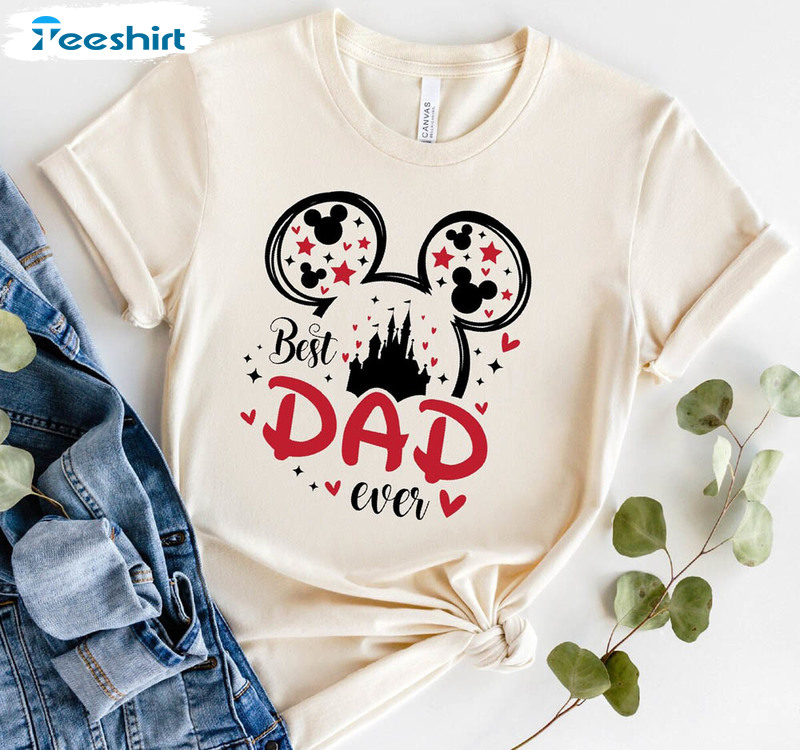 Disney Mickey Mouse Best Dad Ever Funny Shirt