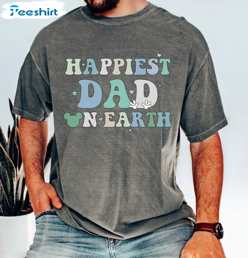 Happiest Dad On Earth Mouse Ears Dada Shirt