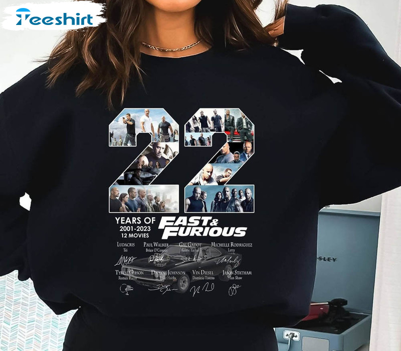 Fast And Furious Movie Anniversary Shirt