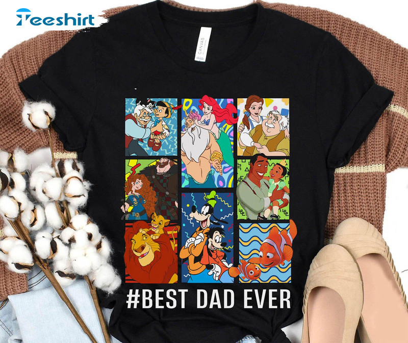 Disney Character Dad Best Dad Ever Shirt