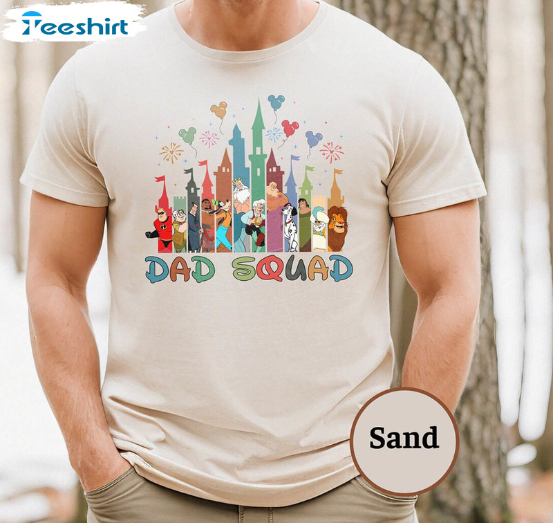 Disney Dad Squad Best Dad Ever Shirt