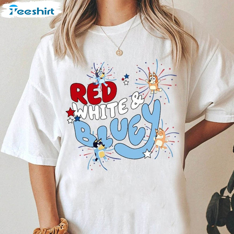Red White Bluey 2023 Independence Shirt
