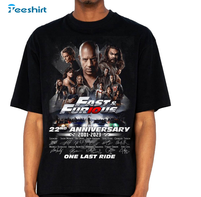 Fast And Furious X 2023 Movie Shirt
