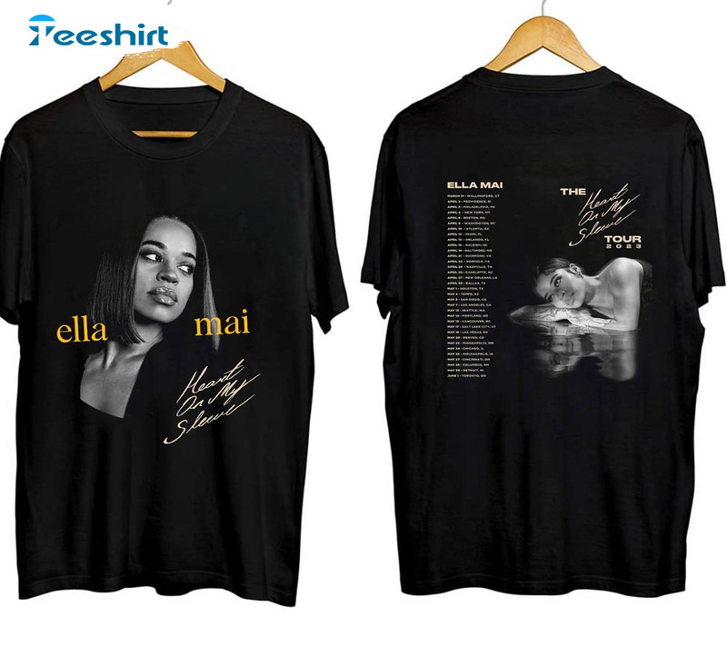 Ella Mai The Heart On My Sleeve Tour 2023 Trendy Shirt