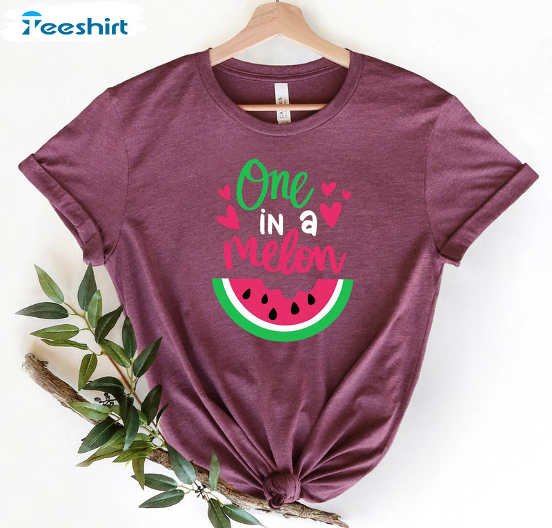 One In A Melon Watermelon Summer Shirt