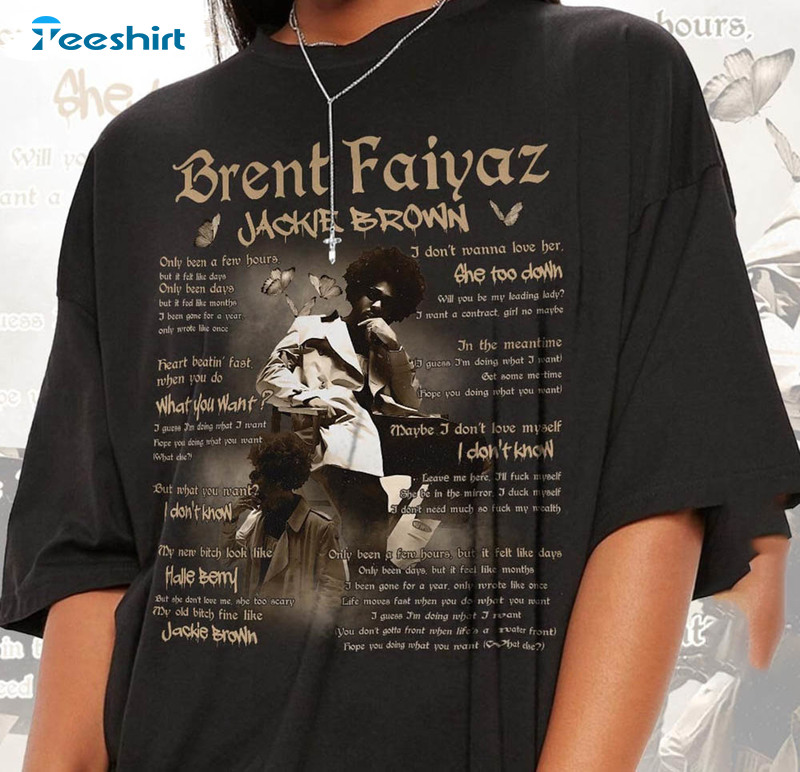 Brent Faiyaz Jackie Brown Rap Vintage Shirt