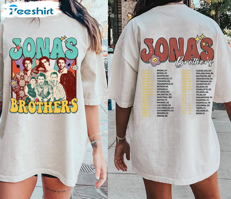 Retro Jonas Brothers Tour Funny Shirt