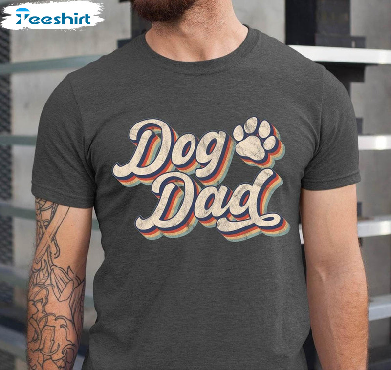 Retro Dog Dad Shirt For Dog Lover