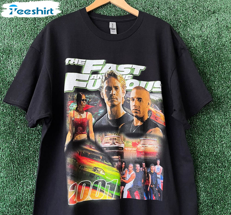 The Fast And The Furious Movie Shirt Vintage Style
