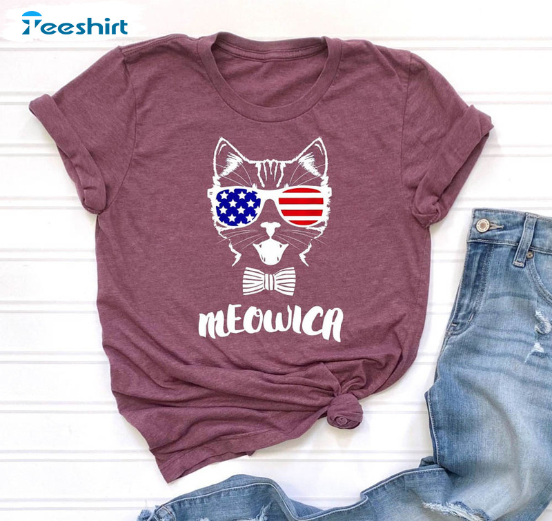 Meowica Pride 4th Of July Memorial Day Shirt