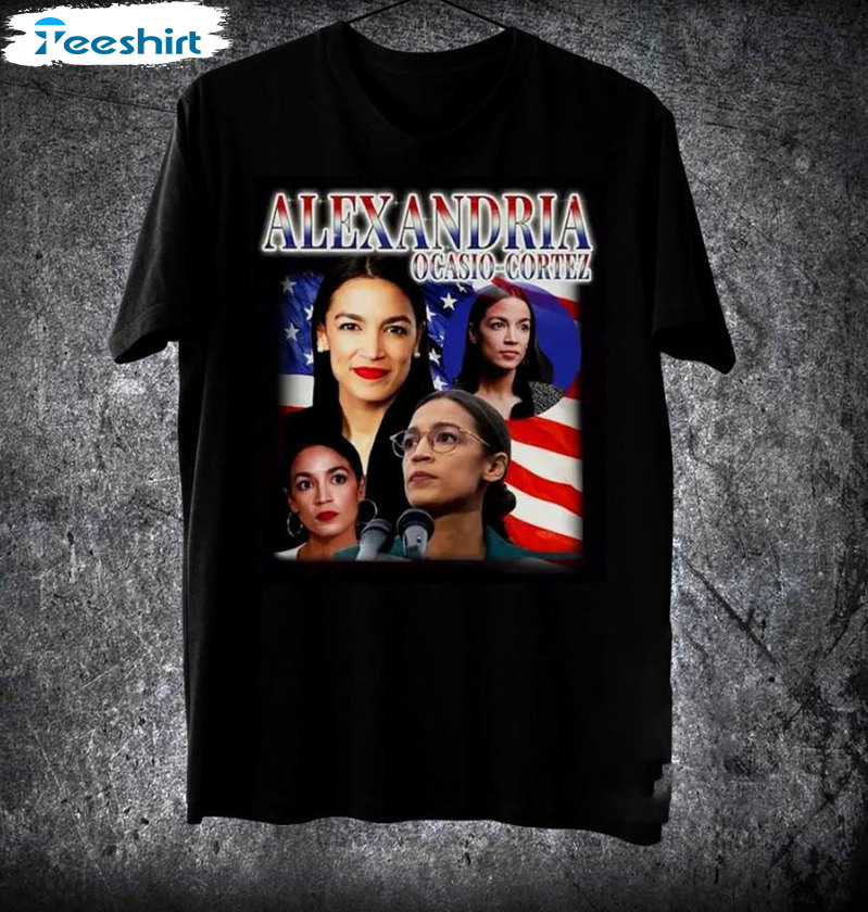 Alexandria Ocasio Cortez American Flag Shirt