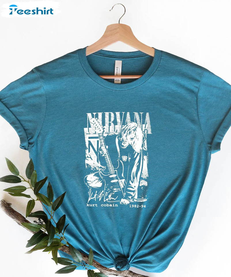 Nirvana Kurt Cobain In Concert Memorial Shirt