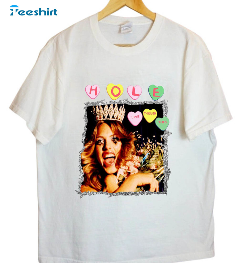 Hole Band Live Through This Rock Bands Vintage Shirt