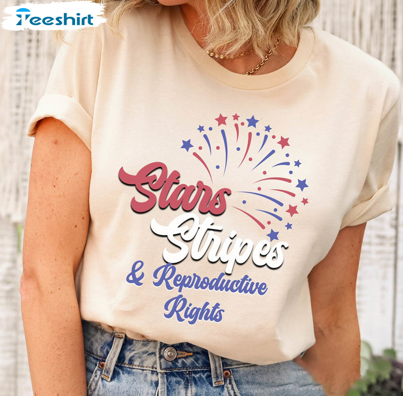 Feminist Stars Stripes And Reproductive Rights Shirt