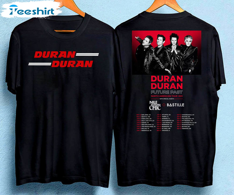 North American Tour 2023 Duran Duran Future Past Tour Shirt