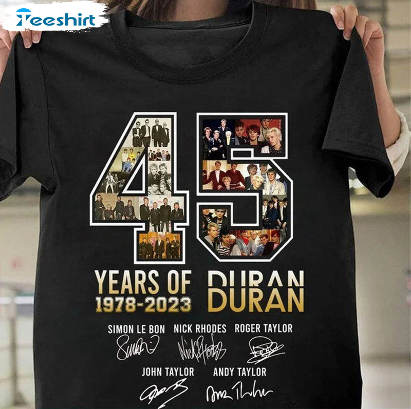 Duran Duran 45 Years Anniversary Shirt