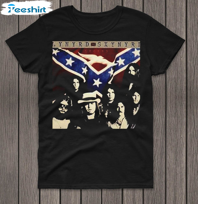 Lynyrd Skynyrd Heavy Metal Rock Band Freebird Concert Shirt