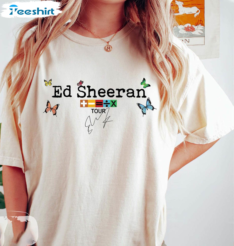 Retro Ed Sheeran Cassettes Mathematics Shirt