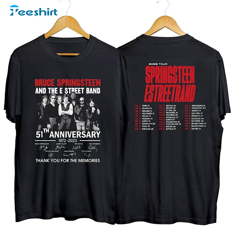 Bruce Springsteen And The E Street Band 2023 Tour Shirt