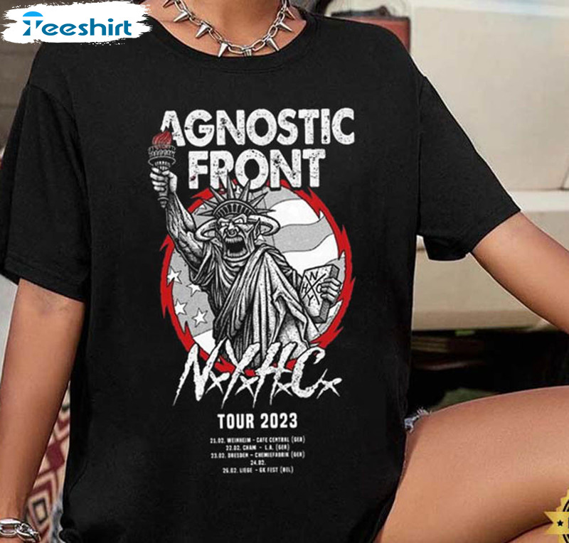 Agnostic Front New York Khard Core Tour 2023 Shirt