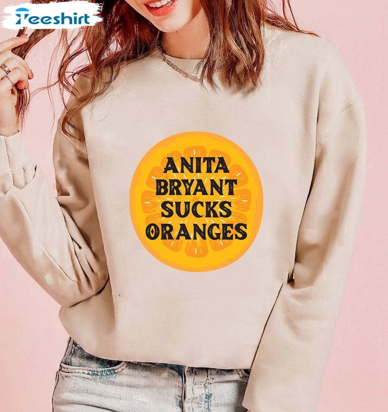Anita Bryant Sucks Oranges Gay Rights Shirt