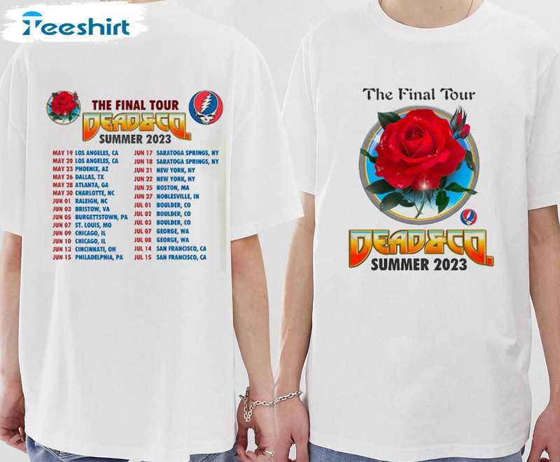 Dead And Company The Final Summer Tour Rose Shirt