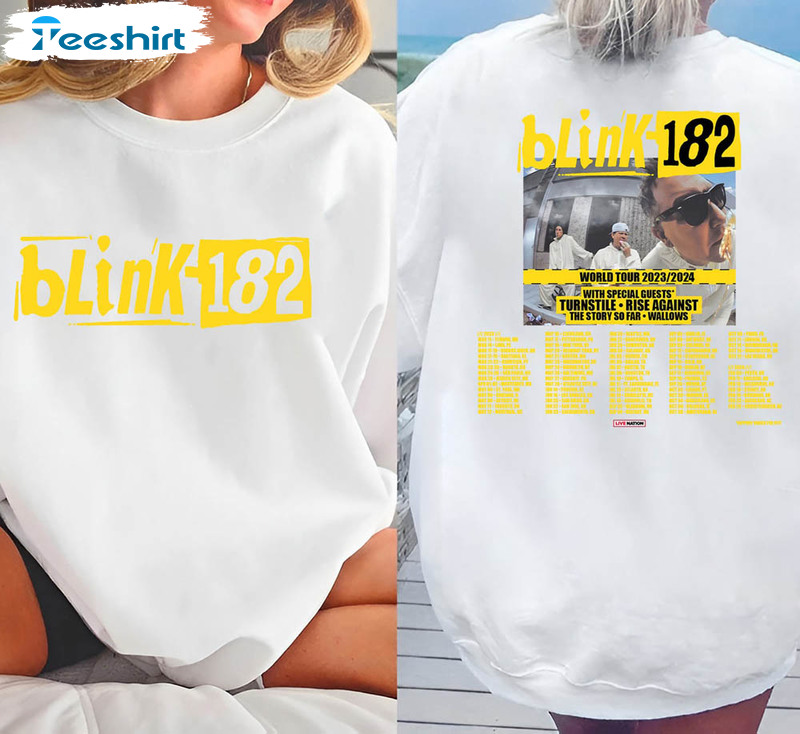 Blink 182 Band Shirt For Fan