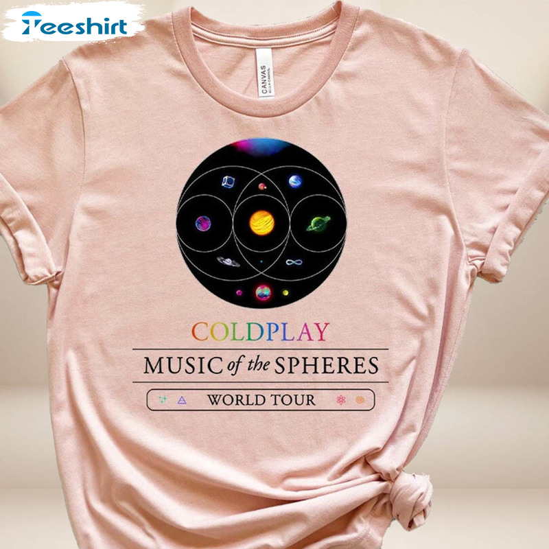 Coldplay World Tour Music Of The Spheres Shirt