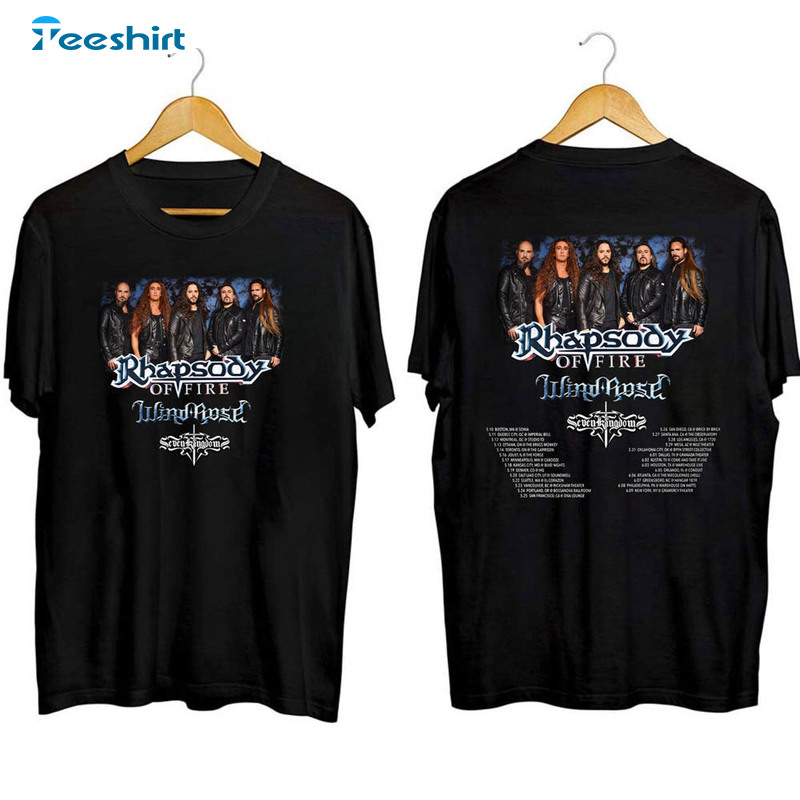 Rhapsody Of Fire 2023 Tour Shirt