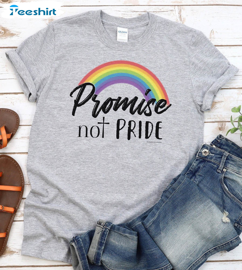 Promise Not Pride Christian Rainbow Shirt