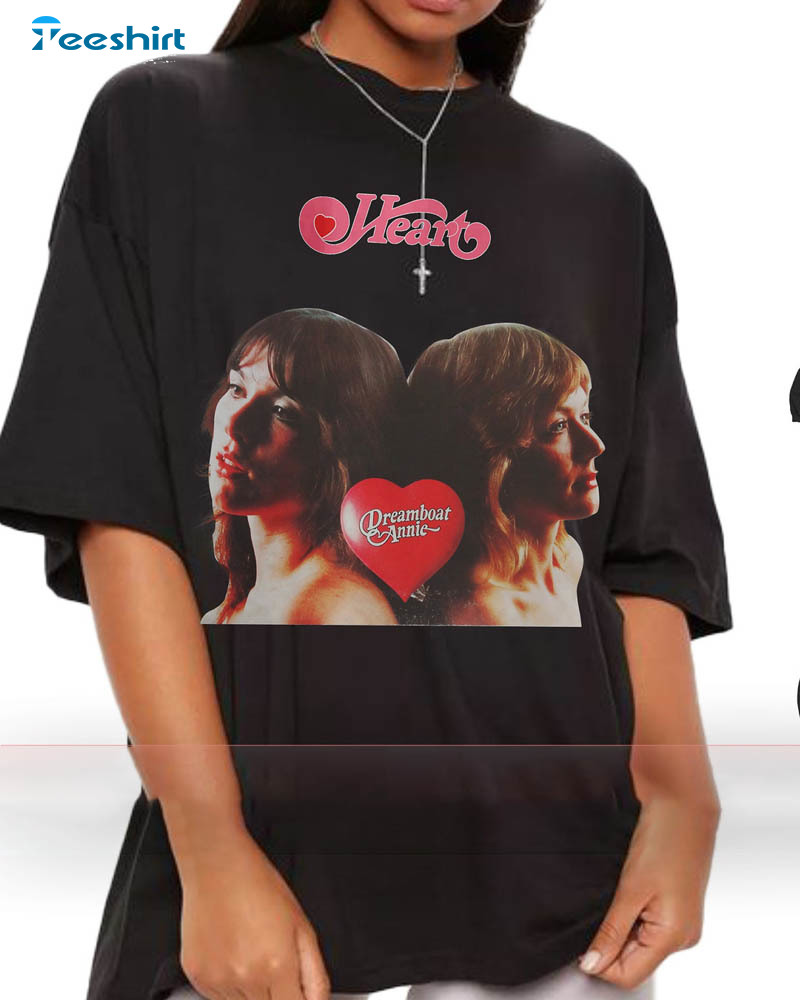 Heart Dreamboat Annie Pop Rock Band Shirt