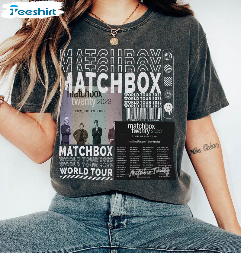 Matchbox Twenty Music Summer 2023 Tour Shirt