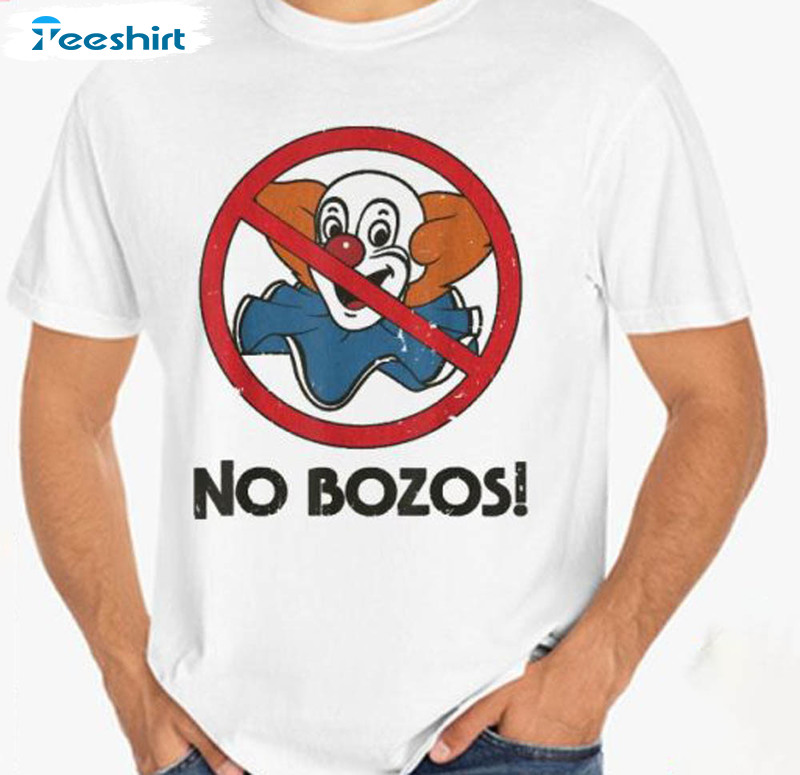 Vintage No Bozos 1983 Clowns Shirt