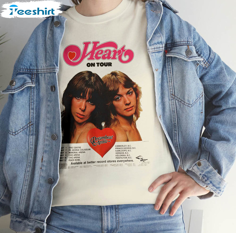 Heart Dreamboat Annie On Tour Band Shirt