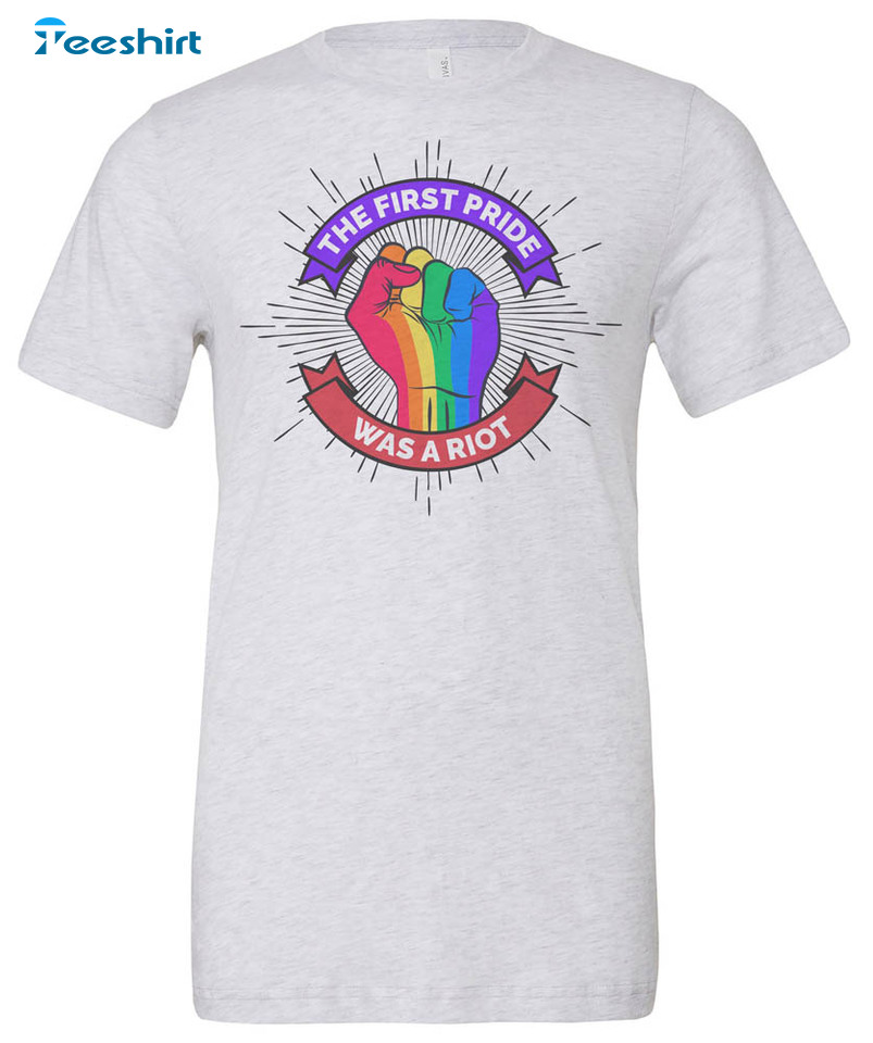 The First Pride Was A Riot Stonewall Hipster Shirt