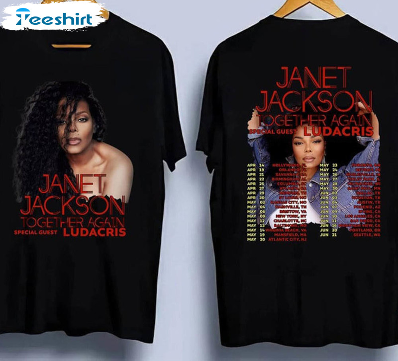 Janet Jackson 2023 Tour Shirt For Fan
