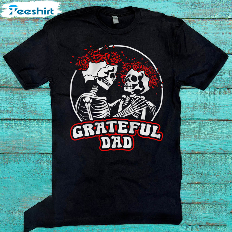 Grateful Dead Parody Skeleton Couple Shirt