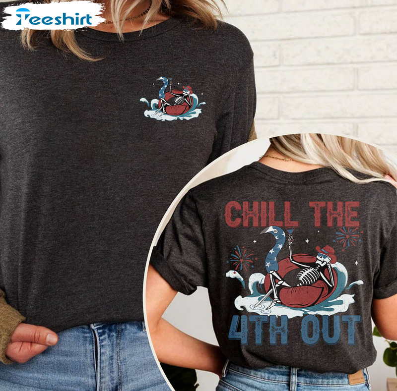 Chill The 4th Out Vintage Usa Shirt