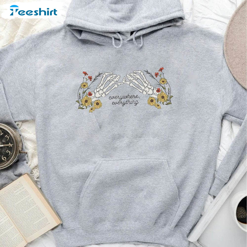 Everywhere Everything Trendy Long Sleeve Hoodie, Noah Kahan