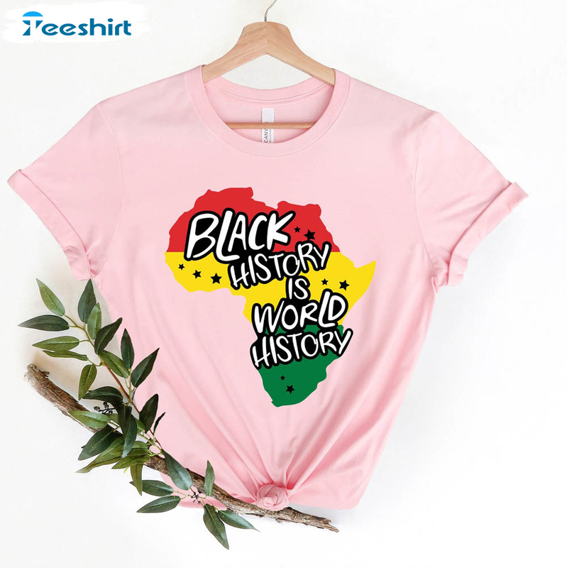 Black History Is World History Groovy Shirt