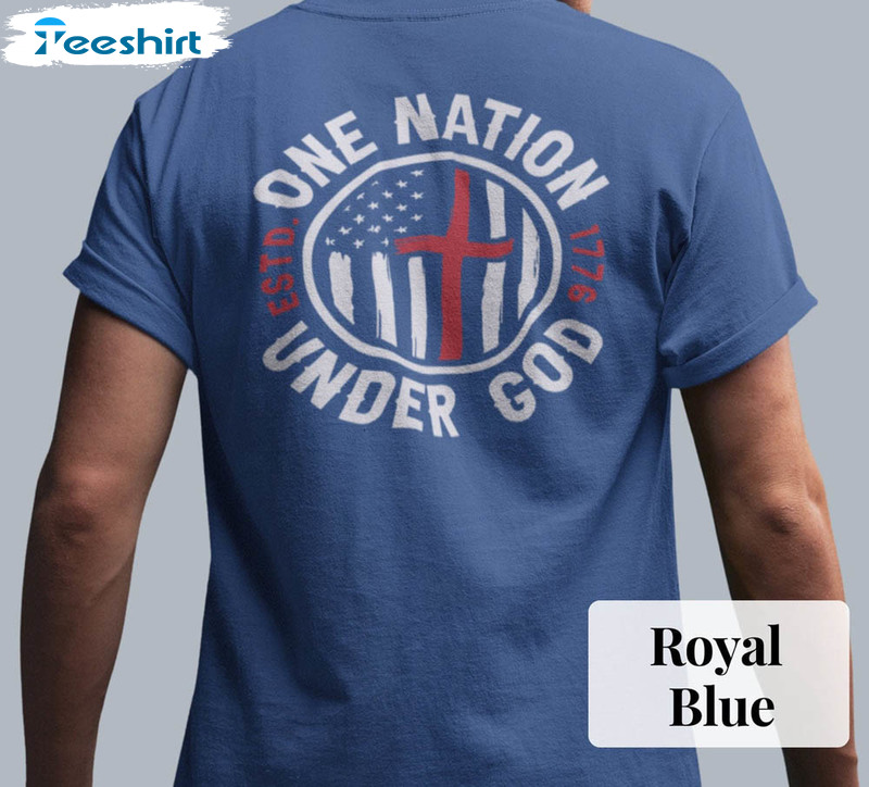 One Nation Under God Patriotic 1776 Shirt